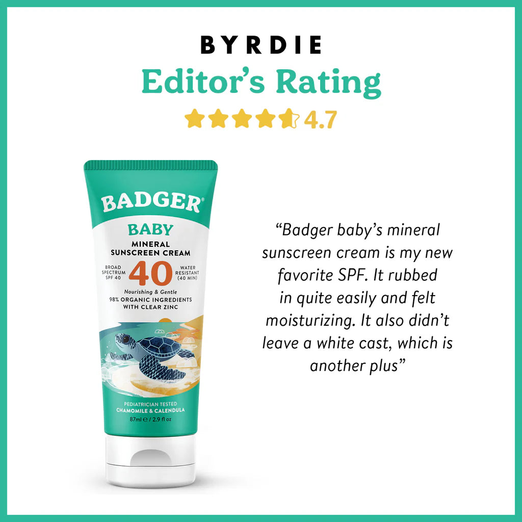 Baby Mineral Sunscreen Cream - SPF 40