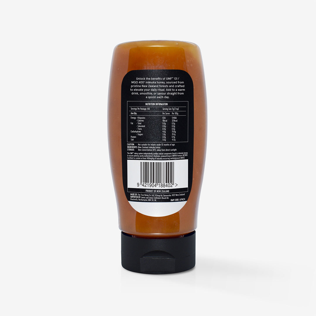 400+ MGO Squeezy Mānuka Honey