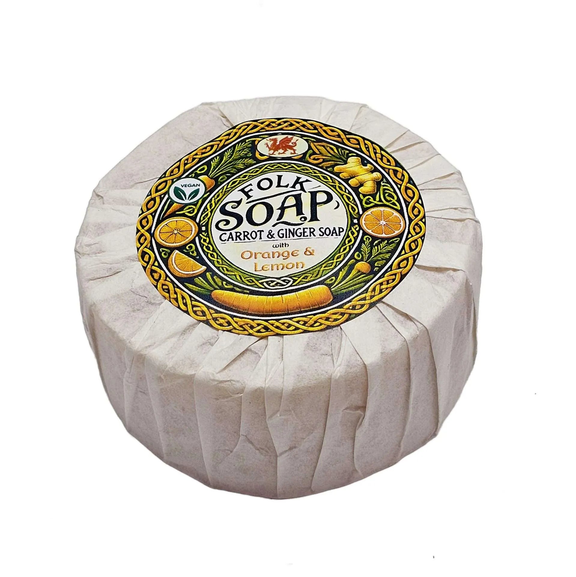 Carrot and Ginger Citrus Soap Bar (170g)