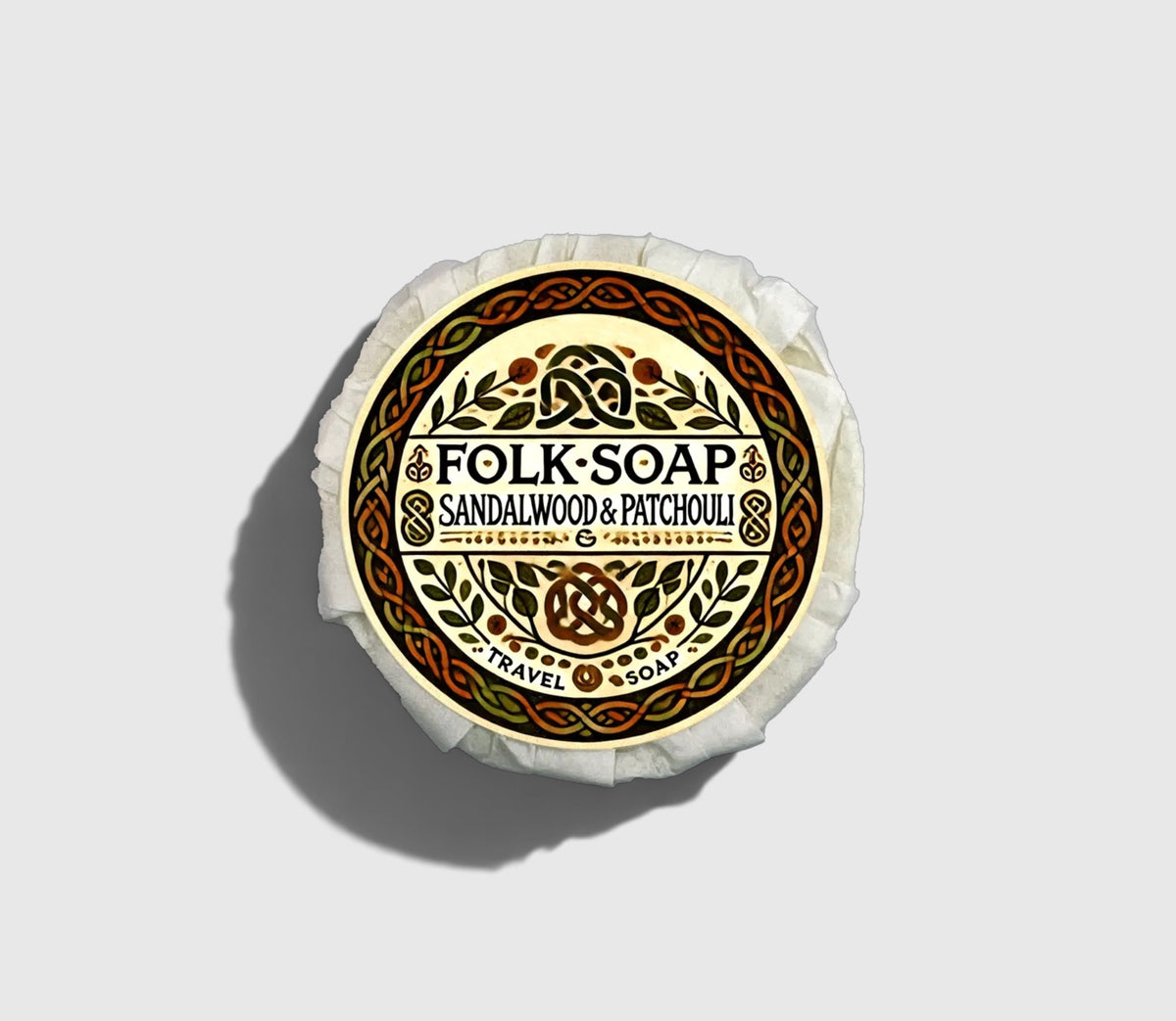 Sandalwood and Patchouli Travel Soap Bar (110g)