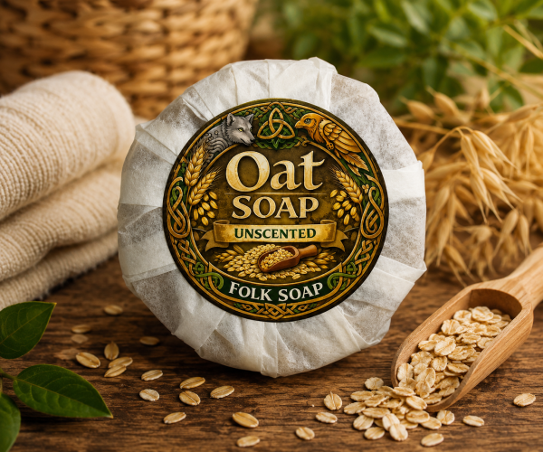 Oat Soap Bar – Unscented (170g)