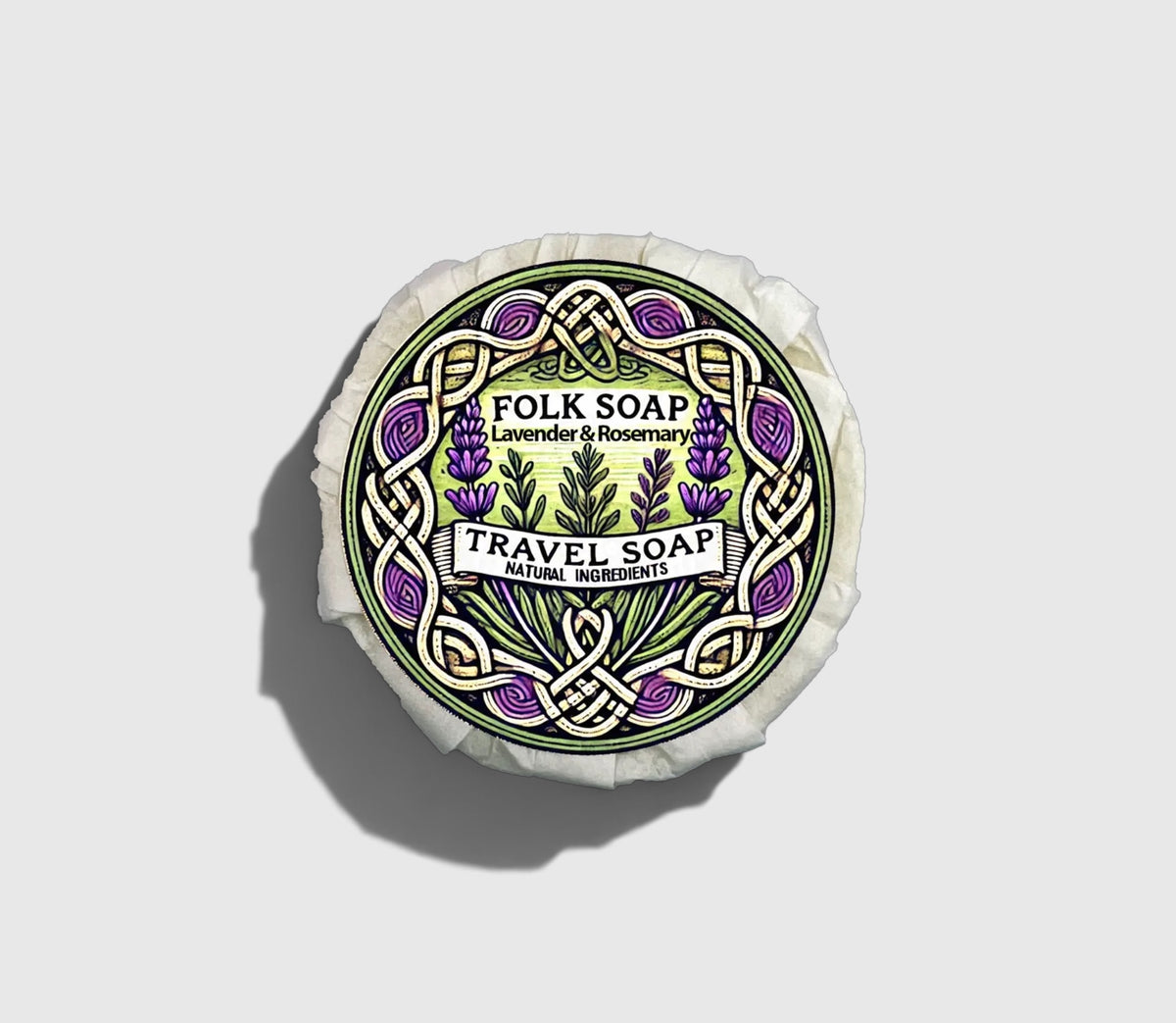 Rosemary and Lavender Travel Soap Bar (110g)