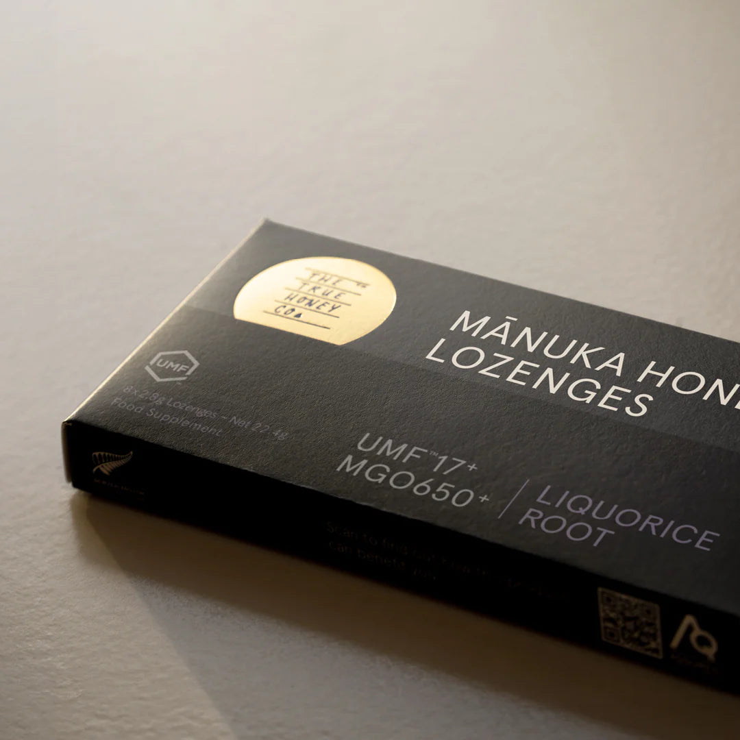 Liquorice Root Mānuka Honey Lozenges