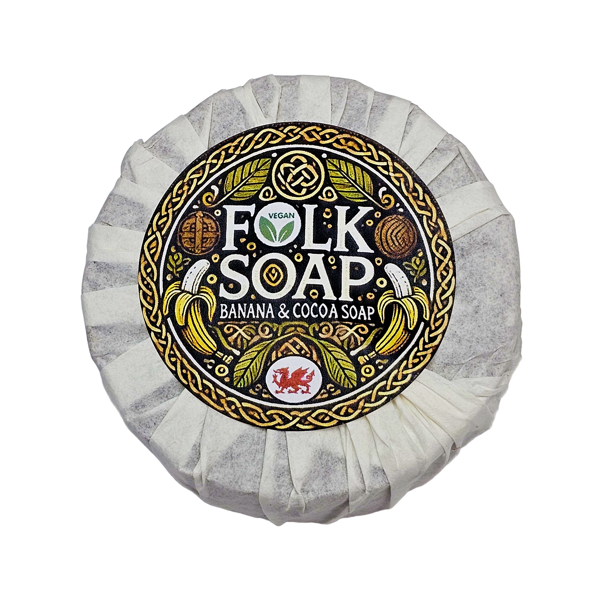 Banana Cocoa Vegan Soap Bar | Natural Handmade Soap UK (170g)