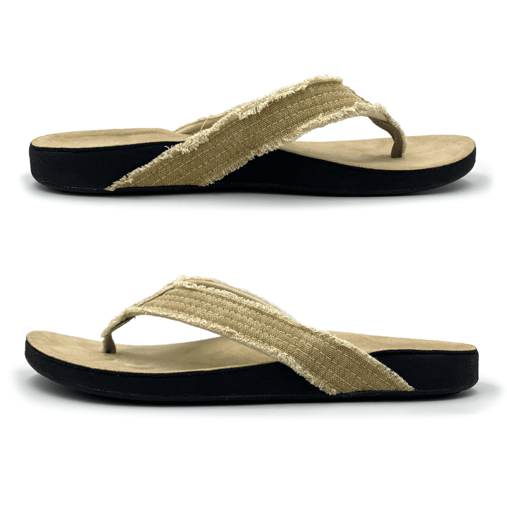 Mens Orthotic Flip Flops - Beach