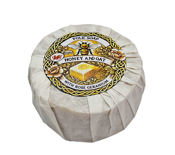 Honey & Oat with Rose Geranium Soap Bar | Dry Sensitive Skin | Soften & Moisturise (170g)