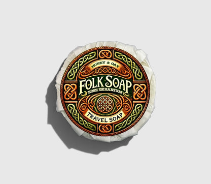 Honey and Oat Travel Soap Bar (110g)