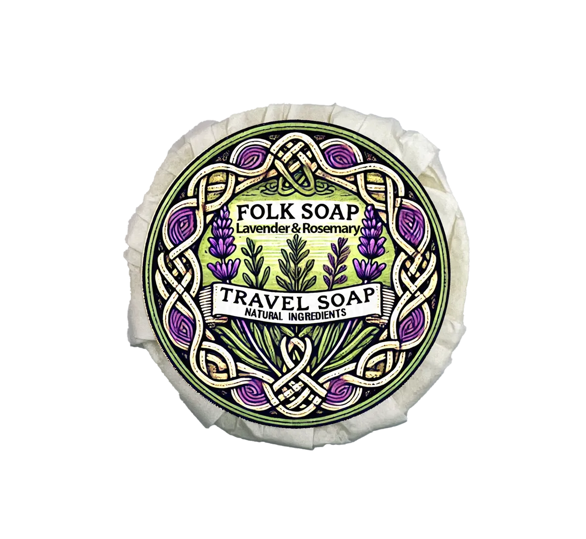 Rosemary and Lavender Travel Soap Bar (110g)