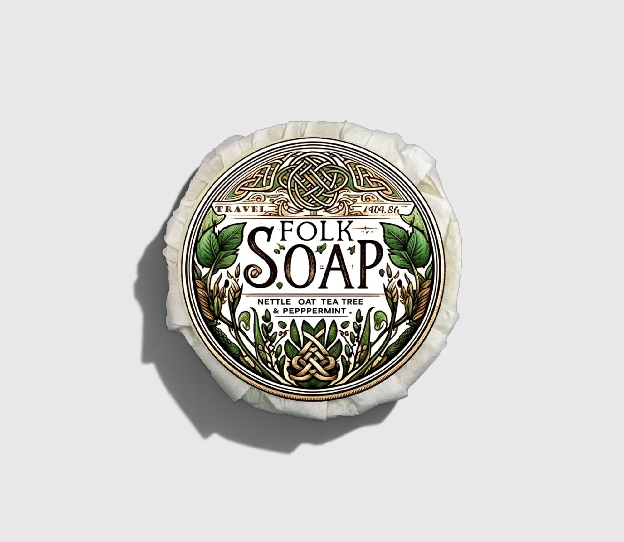 Nettle and Oat Travel Soap (110g)