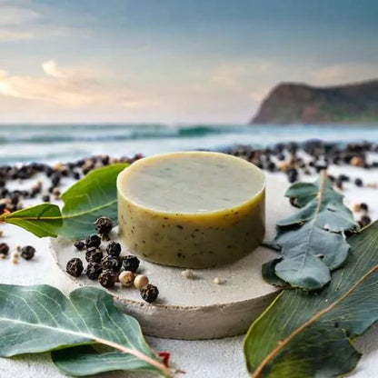 Seaweed Revitalising Soap Bar | Black Pepper & Eucalyptus Spa Bar (170g)