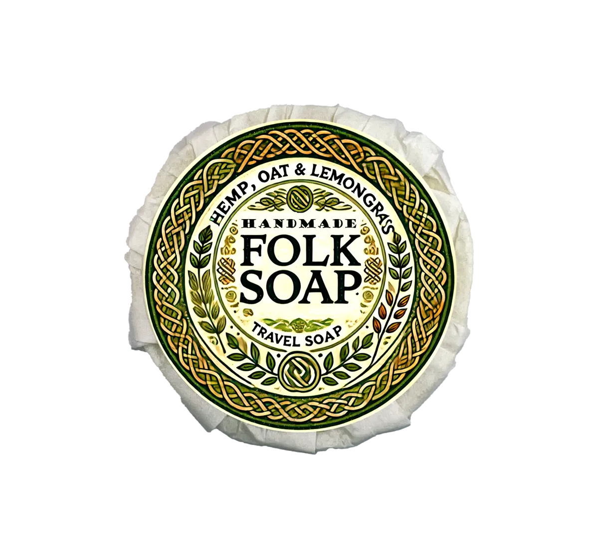 Hemp and Oat Travel Soap Bar (110g)